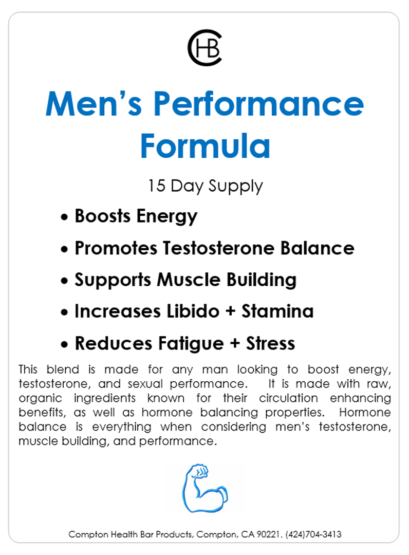 Men’s Performance Formula Capsules Compton Health Bar USA 