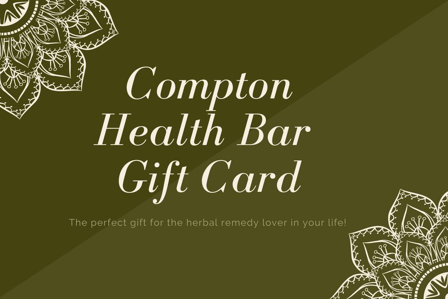 Compton Health Bar Gift Card Gift Card Compton Health Bar 